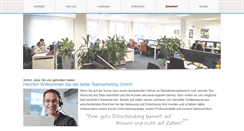 Desktop Screenshot of beda-telemarketing.de